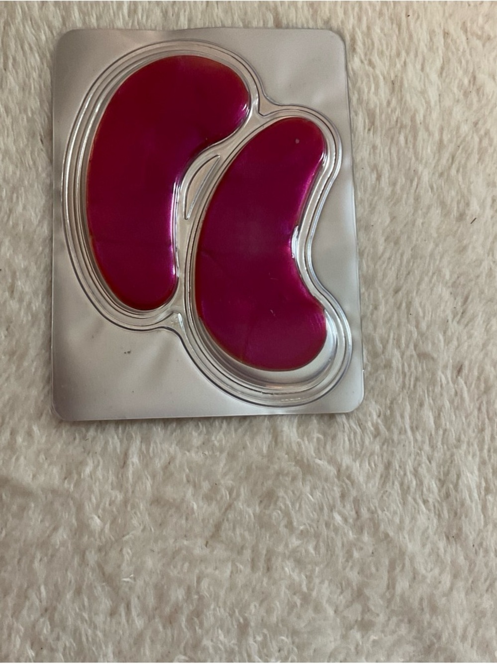 Hydrogel Eye Patches – Pink Under-Eye Mask for Depuffing and Hydration